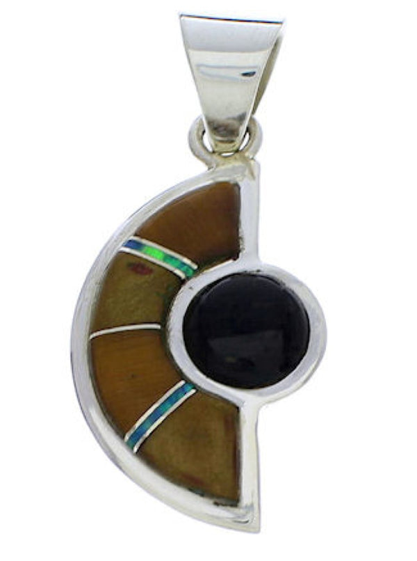 Sterling Silver Multicolor Jewelry Pendant PX23929