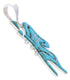 Southwest Turquoise And Silver Butterfly Pendant EX29747