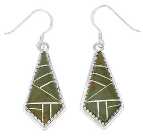 Southwest Sterling Silver Turquoise Earrings FX31321
