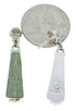 Southwest Turquoise Inlay Post Dangle Earrings PX24166