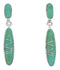 Sterling Silver Turquoise Post Dangle Earrings PX24210