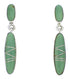 Sterling Silver Turquoise Post Dangle Jewelry Earrings PX24211