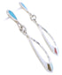 Sterling Silver Multicolor Post Earrings Southwestern Jewelry JX23900