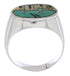 Silver Multicolor Pueblo Design Ring Size 10-3/4 PX42281