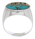 Silver Multicolor or Pueblo Design Ring Size 11-1/2 PX42286