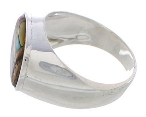 Native American Design Jewelry Multicolor Ring Size 12-1/2 PX42339
