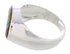 Native American Design Silver Multicolor Ring Size 12-1/2 PX42346