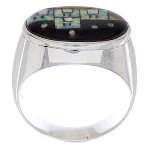 Native American Design Multicolor Jewelry Ring Size 10-1/2 PX42456