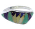 Multicolor Southwestern Sterling Silver Ring Size 6 EX50472