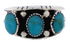 Turquoise Sterling Silver Southwest Ring Size 7-1/2 WX36995