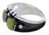 Turquoise Jewelry Sterling Silver Southwestern Ring Size 7-3/4 WX37123