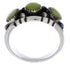 Turquoise Jewelry Sterling Silver Southwestern Ring Size 7-3/4 WX37123