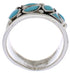 Sterling Silver Turquoise Southwestern Jewelry Ring Size 4-3/4 TX28258