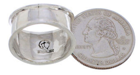 Sterling Silver Turquoise Southwestern Jewelry Ring Size 4-3/4 TX28258