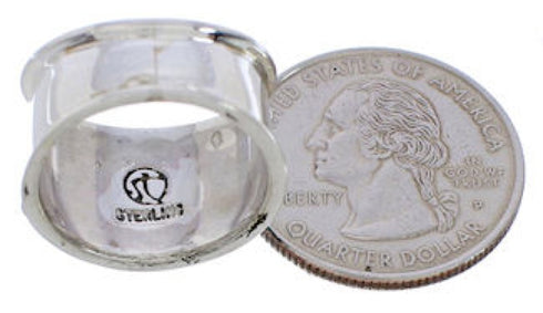 Sterling Silver Turquoise Southwest Ring Size 4-3/4 TX28281