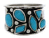 Genuine Sterling Silver Turquoise Southwest Ring Size 6-1/4 TX28324
