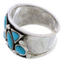 Southwest Authentic Sterling Silver Turquoise Ring Size 5-3/4 TX28323