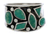 Southwestern Sterling Silver Turquoise Jewelry Ring Size 6 TX28340