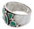 Southwestern Sterling Silver Turquoise Jewelry Ring Size 6 TX28340