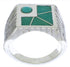 Sterling Silver Turquoise Southwest Ring Size 9-1/4 UX33222