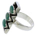 Authentic Sterling Silver Turquoise Ring Size 8-1/4 UX33272