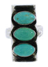 Turquoise And Genuine Sterling Silver Southwest Ring Size 8 UX33299