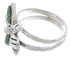 Flower Sterling Silver Turquoise Jewelry Ring Size 8-1/2 FX22292