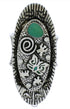 Southwestern Turquoise Jewelry Bear Butterfly Ring Size 5 PX41324