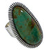 Turquoise Southwestern Jewelry Silver Ring Size 5-1/4 PX41390