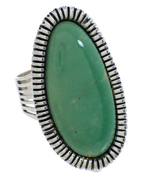 Turquoise Jewelry Southwest Silver Ring Size 5-1/4 PX41397