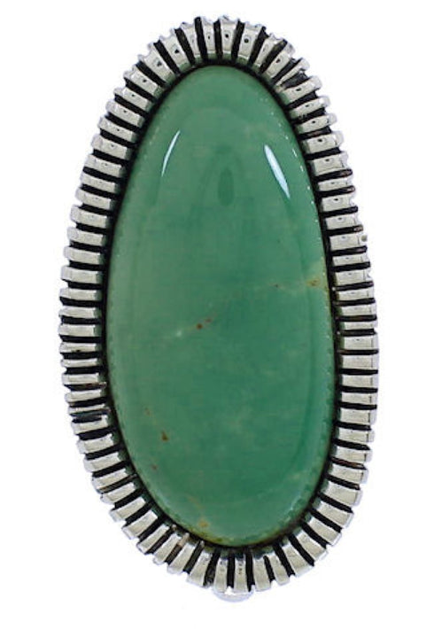 Turquoise Jewelry Southwest Silver Ring Size 5-1/4 PX41397