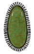 Southwestern Turquoise Genuine Sterling Silver Ring Size 7-3/4 PX41417
