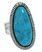 Sterling Silver And Turquoise Jewelry Ring Size 5 PX41463