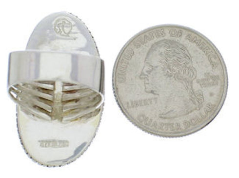 Sterling Silver And Turquoise Jewelry Ring Size 5 PX41463