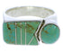 Silver And Turquoise Southwestern Jewelry Ring Size 5-1/2 UX39658
