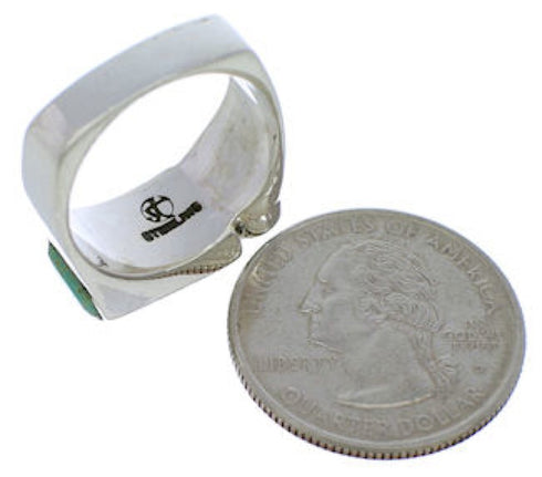 Silver And Turquoise Southwestern Jewelry Ring Size 5-1/2 UX39658