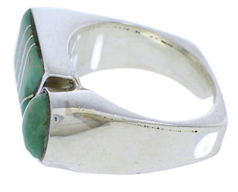 Sterling Silver And Turquoise Jewelry Ring Size 5-1/2 UX39664