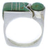 Sterling Silver And Turquoise Jewelry Ring Size 5-1/2 UX39664