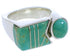 Turquoise And Sterling Silver Southwest Jewelry Ring Size 5 UX39666