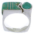 Turquoise And Sterling Silver Southwest Jewelry Ring Size 5 UX39666