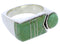 Turquoise And Sterling Silver Jewelry Ring Size 7-1/4 UX39673
