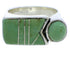 Turquoise And Sterling Silver Jewelry Ring Size 7-1/4 UX39673