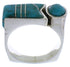 Sterling Silver Turquoise Jewelry Ring Size 8-1/2 UX39820