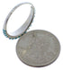 Genuine Sterling Silver Turquoise Southwestern Ring Size 6-1/4 TX45500