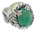 Turquoise Southwestern Jewelry Silver Ring Size 5 FX22765
