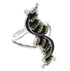 Genuine Silver And Turquoise Needlepoint Ring Size 6-1/4 YX34067