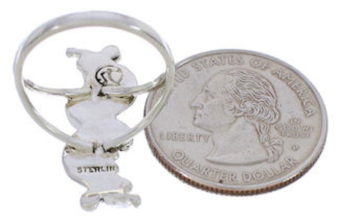 Authentic Southwest Turquoise Needlepoint Ring Size 5-1/4 YX34083