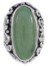 Flower Silver Jewelry Turquoise Ring Size 4-3/4 YX34451