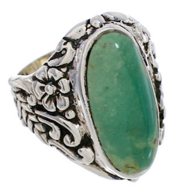 Southwest Jewelry Sterling Silver Flower Ring Size 7 YX34591