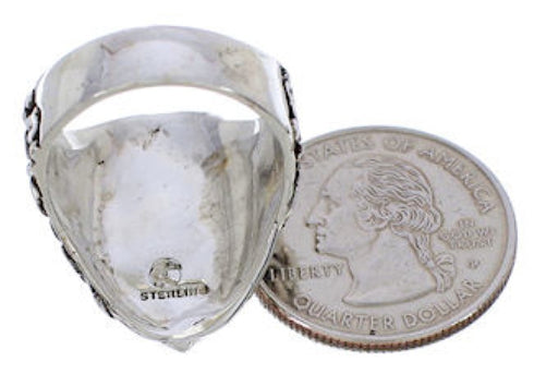 Southwest Jewelry Sterling Silver Flower Ring Size 7 YX34591